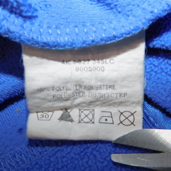 LUHTA Finland Womens M /10 Pullover 1/4 Zip Fleece embroidered Bird Flower *READ - Picture 5 of 13